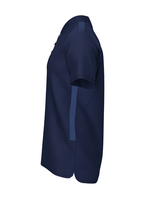 SUPRO SWINTON TEAM COLLARLESS POLO SHIRT- NAVY - ADULT & YOUTH