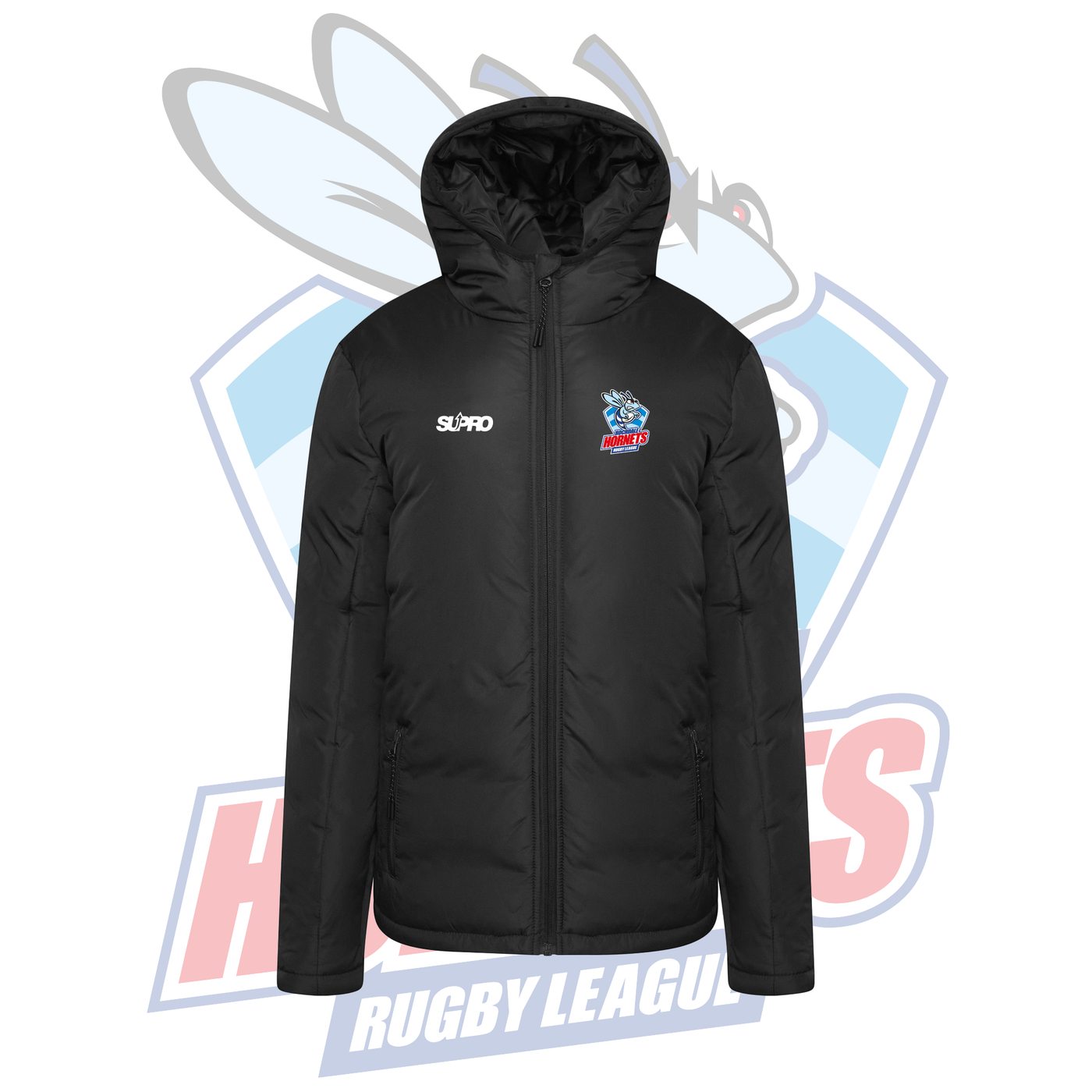 Embroidered Matchday Coat - Black - Rochdale