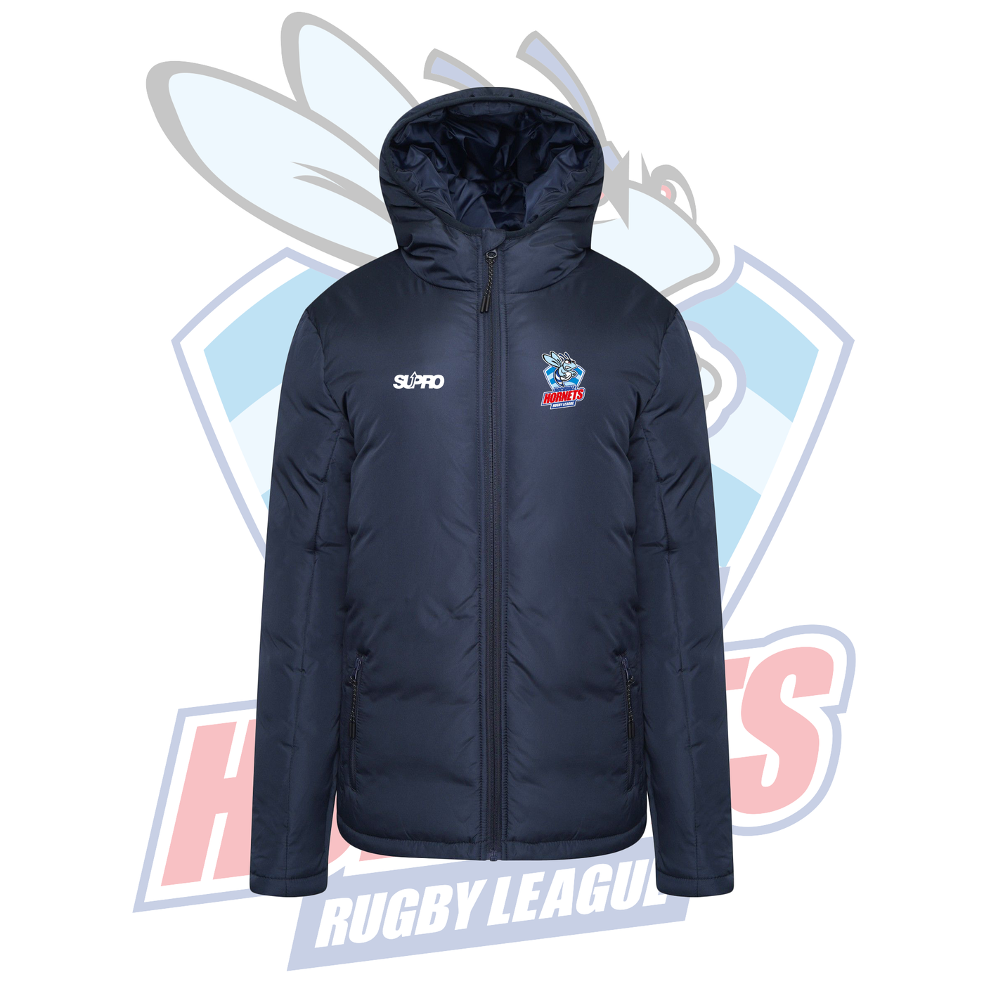 Embroidered Matchday Coat - Navy - Rochdale