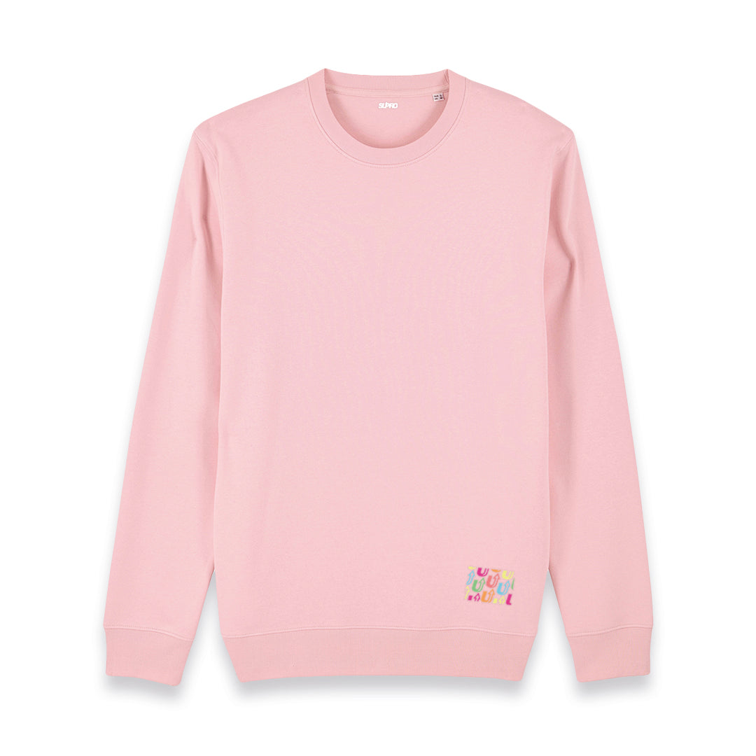 Supro Flair Sweatshirt - Cotton Pink