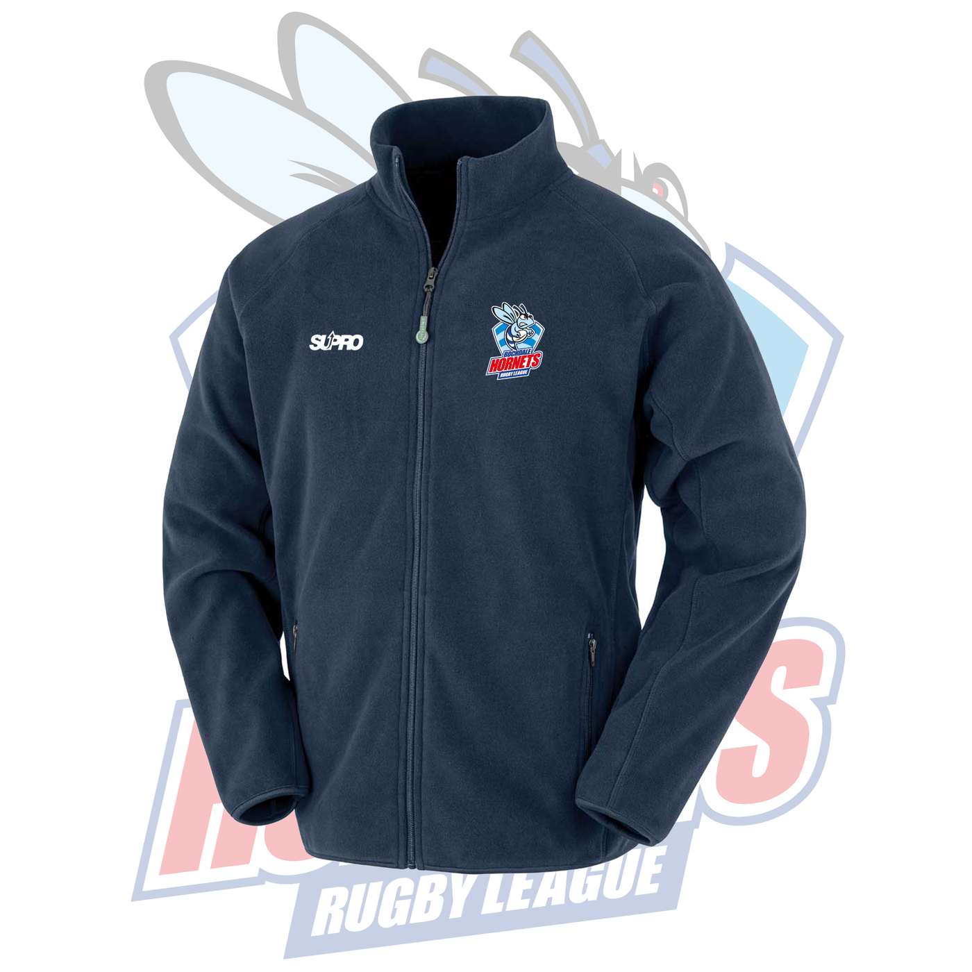 Embroidered Fleece - Navy - Rochdale